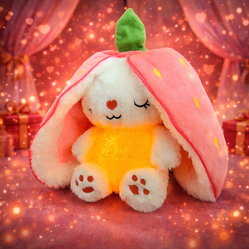 STRAWBUNNY DREAM™ – Oddychająca Przytulanka Uspokajająca dla Spokojnego Snu